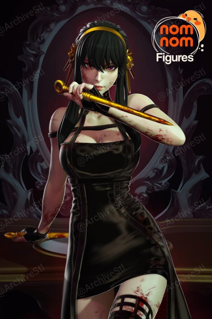 间谍过家家 约尔太太 3D打印图纸